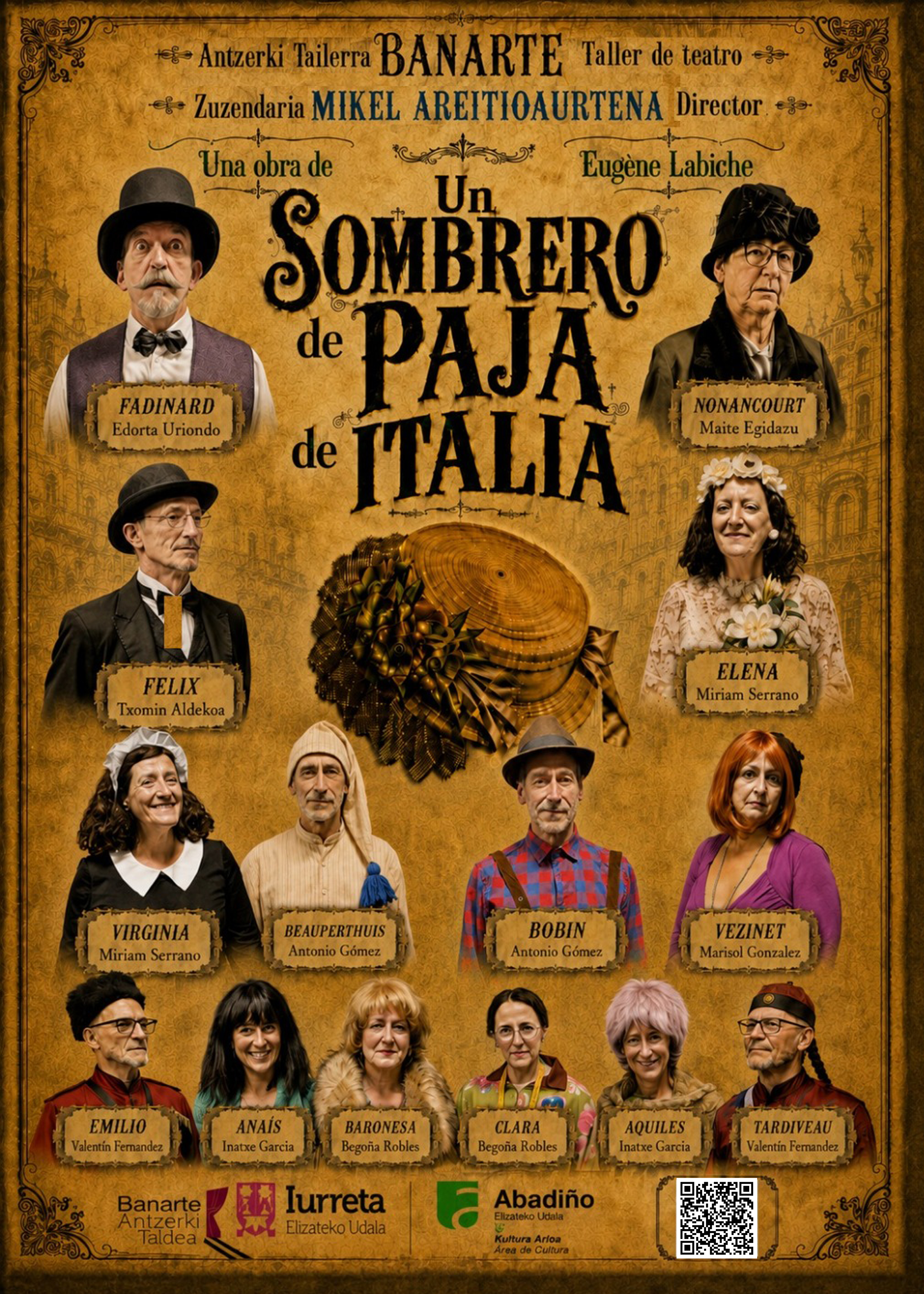 Un sombrero de paja de Italia.